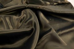 Viscose lining - golden blue with effect