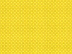 Cotton canvas - white dots on yellow background