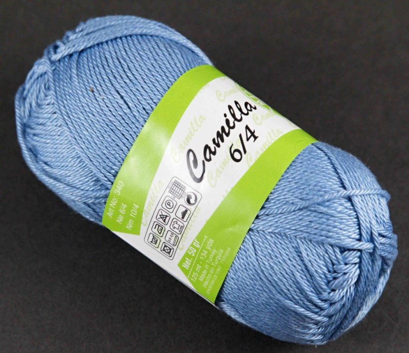 Priadza Camilla - svetlo modrá - číslo farby 4946