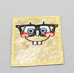Nažehľovacia záplata - Spongebob - rozmer 5,2 cm x 4,5 cm
