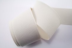 Prádlová guma - mäkká - biela - šírka 5 cm