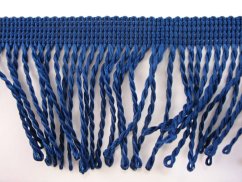 Fringes - blue - width 5 cm