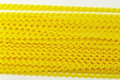 Ric Rac ribbon - medium yellow - width 0,3 cm