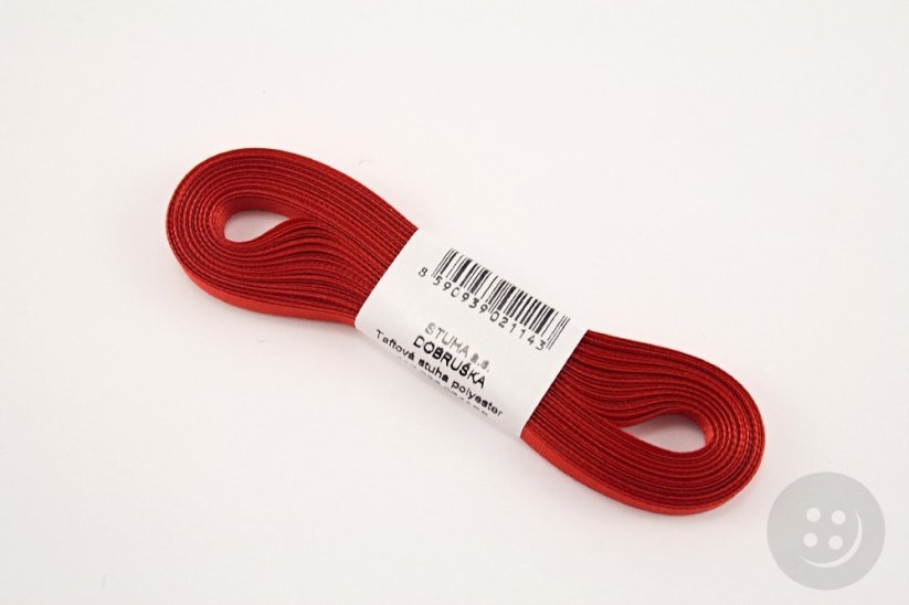 Red taffeta ribbon No. 643