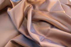 Viscose lining - copper blue with effect