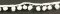 Brmbolce v metráži (0,8 mm stuha, celkom aj s brmbolcom 2,8 cm) - biela