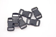 Trojzubec plastový - černý - průvlek 1,2 cm