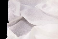 Bavlněná vyšívací tkanina Perlička - bílá - šíře 140 cm