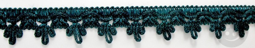 Decorative braid - dark green - width 2 cm