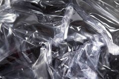 PVC tablecloth foil - transparent - width 130 cm