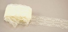 Polyester Lace - medium cream - width 3,7 cm