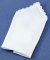Satin festive handkerchief - white - dimensions 21 cm x 21 cm