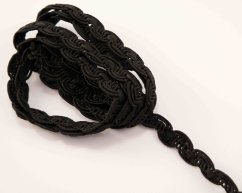Galonový prýmek - černá - šíře 1,2 cm