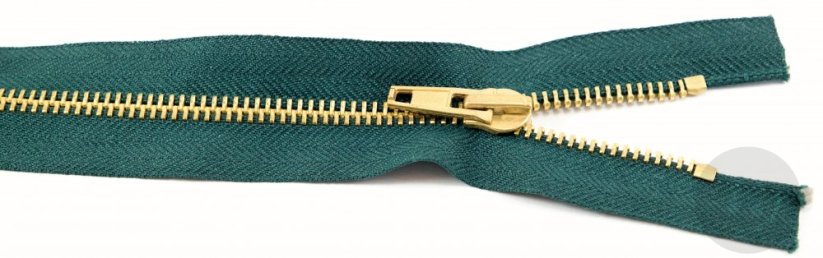 Jeans metal brass zippers 5 mm- closed-end - length 10 cm - 25 cm