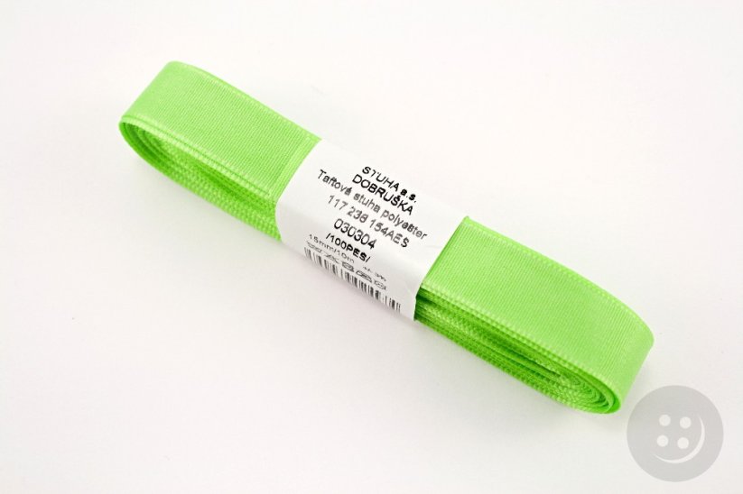 Light green taffeta ribbon No. 304