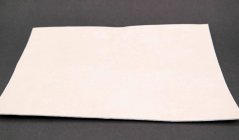 Samolepiace kožená záplata - biela káva - rozmer 16 cm x 10 cm