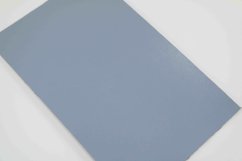 Samolepicí kožená záplata - středně šedá - rozměr 16 cm x 10 cm