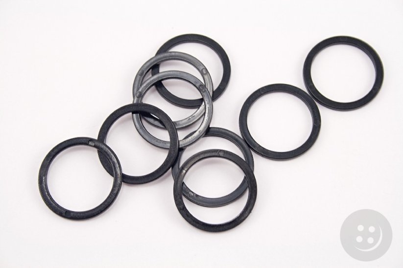 Ring - schwarz - Innendurchmesser 1,6 cm