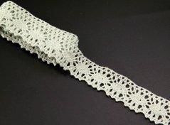 Cotton lace - vintage green - width 2.5 cm