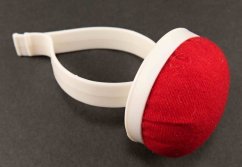 Ihelníček na ruku - červená - rozmer 7 cm x 12 cm