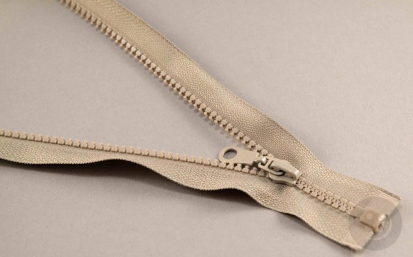 Dělitelný kostěný zip - délka (30 - 95 cm) - různé barvy
