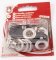 Metal eyelets 10 pcs - diameter 1,8 cm - silver
