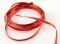 Ribbon with gold edge - red, gold- width 0,3 cm