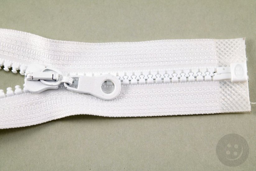 Dělitelný kostěný zip - délka (30 - 95 cm) - různé barvy