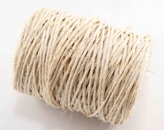 Prírodný sisalový povrázok - svetlá režná - priemer 0,35 cm