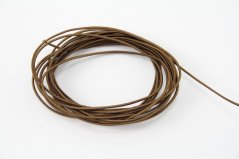 Thin round elastics - Brown - diameter 0,12 cm