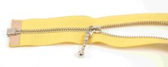 Deliteľný kovový strieborný zips č.3 viac farieb - dĺžka (30 - 85 cm)