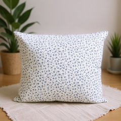Bylinkový vankúšik Bylinkový reštart - modré drobné kvietky - rozmer 35 cm x 28 cm