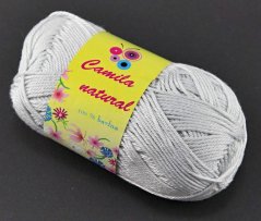 Priadza Camila natural - svetlo šedá - číslo farby 230