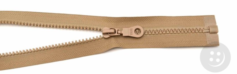 Dělitelný kostěný zip - délka (30 - 95 cm) - různé barvy