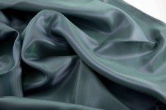 Futterstoff Viskose - Grünblau mit Effekt