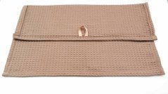 Luxury waffle tea towel - beige - size 50 cm x 70 cm