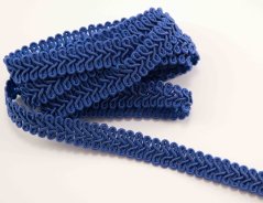Galon trim - loops - royal blue - width 1.5 cm