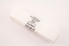 White taffeta ribbon No. 100