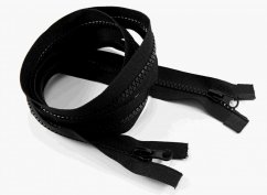 Protisměrný kostěný zip - délka (65 - 150 cm) - různé barvy