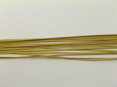 Lurexová šňůrka zlatá - šířka 0,14 cm