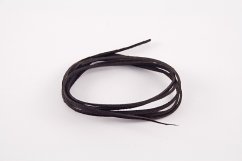 Eco leather cord - Brown - width 3 mm