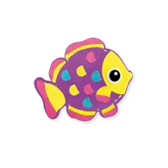 Rybička - sada pro děti na výrobu plstěného zvířátka + návod