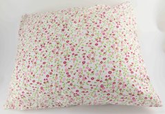 Kräuterkissen Kräuter-Reset - rosa Blüten mit Stielen - Größe 35 cm x 28 cm