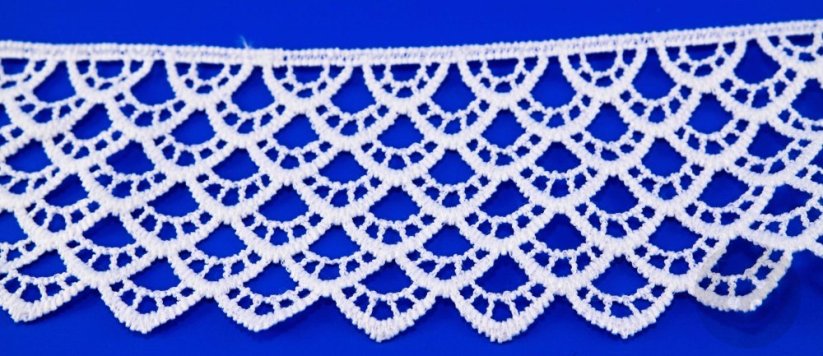 Guipure lace trim - cream - width 6 cm
