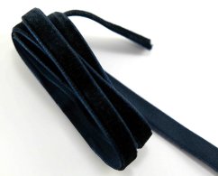 Samtband - dunkelblau - Breite 2 cm