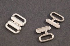 Podprsenkové zapínání - nikl - průvlek 1 cm