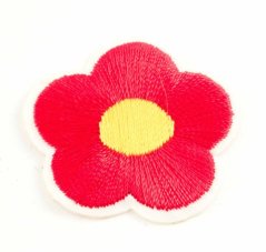 Nažehlovací záplata - Kvítek - rozměr 3 cm x 3 cm