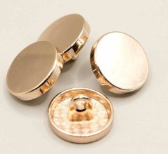 Metal button - gold - diameter 2,7 cm