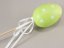 Easter Eggs with polka dots on a stick - red, light blue, green, purple, pink, orange