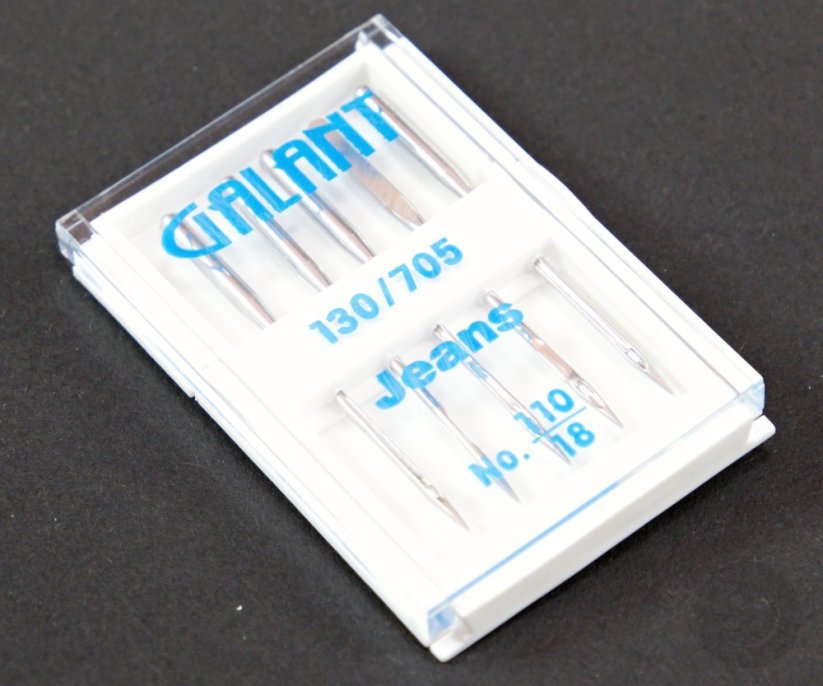 Needles Jeans for sewing machines - 5 pcs - size 110/18